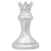 Rzeźby 2 pcs Srebrny 17 x 17 x 42 cm Aluminium
