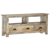 vidaXL Szafka pod TV, 110x30x50 cm, lite drewno mango