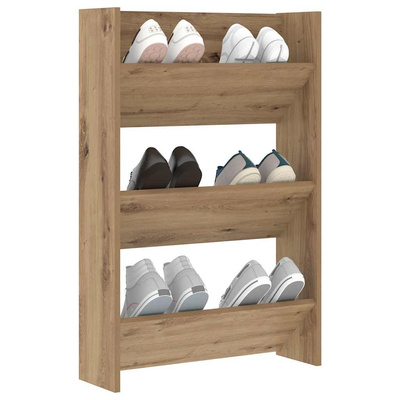 Szafka na buty 60 x 18 x 90 cm Materiał drewnopochodny