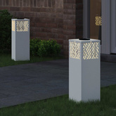 Słoneczna LED lampa na ścieżkę 2 pcs Biały
