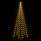 vidaXL Choinka do montażu na maszcie, 108 ciepłych białych LED, 180 cm