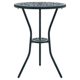Zestaw Bistro Ogrodowego 3 szt. Zielony Aluminium