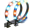 Tor Wyścigowy 2 Autka Slot Cars 1:43 Pętla Lampki