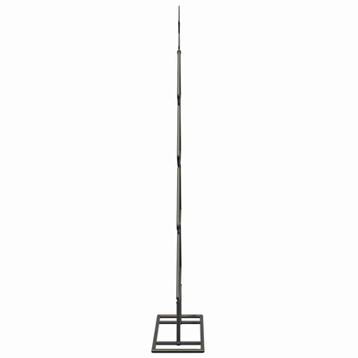 Metalowa choinka świąteczna z podstawą Czarny 90,5 cm Stal