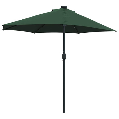 Parasolka ogrodowa Zielony 294 x 150 x 223 cm Poliester i Stal