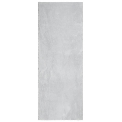 vidaXL Dywan HUARTE z krótkim włosiem, szary, 80x200 cm
