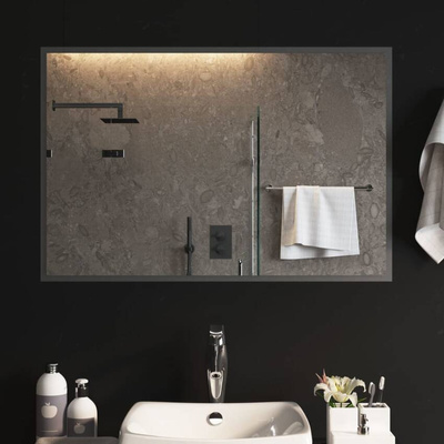 vidaXL Lustro łazienkowe z LED, 60x90 cm