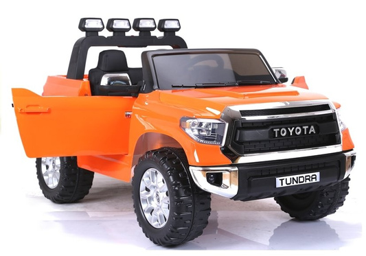 Auto na Akumulator Toyota Tundra Dla Dzieci Światła LED MP3 Pomarańczowa