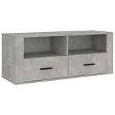 Szafka pod TV, szarość betonu, 100x35x40 cm vidaXL