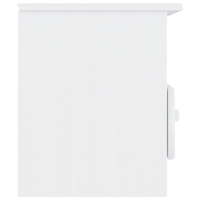 vidaXL Szafka pod TV z szufladami ALTA, biała, 100x35x41 cm, sosna