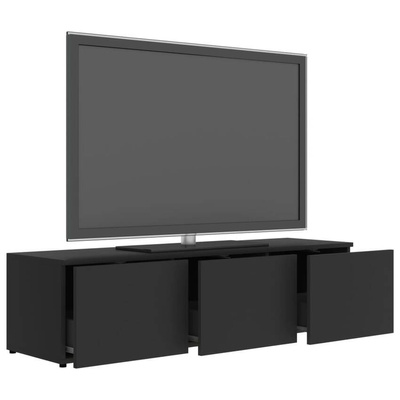 vidaXL Szafka pod TV, szara, 120x34x30 cm, materiał drewnopochodny
