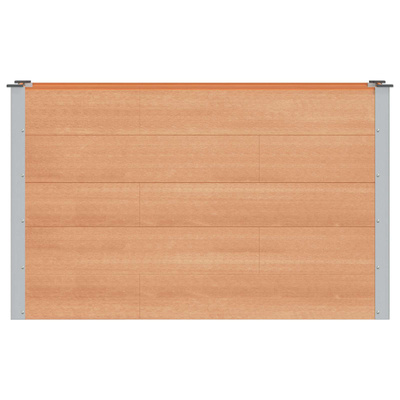 Podniesiona rabata ogrodowa brązowy 150 x 50 x 91 cm