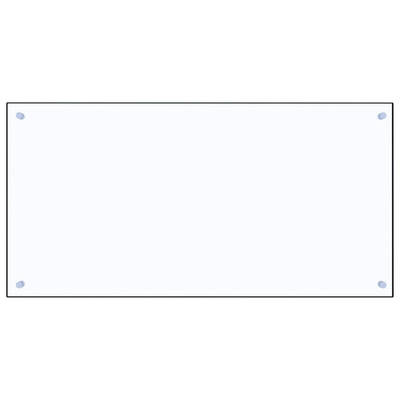 Panel ochronny do kuchni, przezroczysty, 100x50 cm, szkło