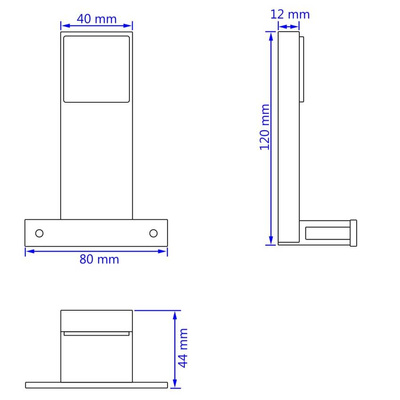 vidaXL Lampy nad lustro, 2 szt., 2 W, zimne, białe światło