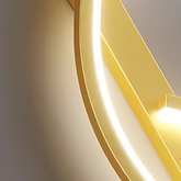 Kinkiet LED Abigali Persi 16W 60 cm złoty