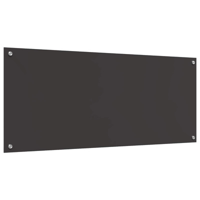 Panel kuchenny Ciemnoszary 120 x 50 cm szkło hartowane