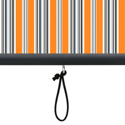vidaXL Roleta zewnętrzna, 80x250 cm, żółto-niebieska