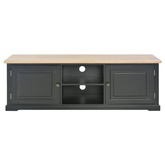 vidaXL Szafka pod TV, czarna, 120 x 30 x 40 cm, drewniana
