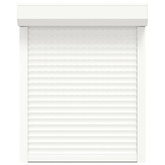 vidaXL Roleta zewnętrzna, aluminiowa, 80 x 100 cm, biała