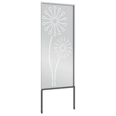 Ekran zapewniający prywatność w ogrodzie Srebrny 50 x 140 cm