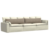 Poduszki na sofę 2 pcs Ciemnoszary 145 x 40 cm tkanina