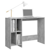vidaXL Biurko pod laptopa, szarość betonu, 102,5 x 35 x 75 cm
