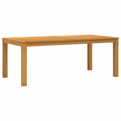 Stół jadalny 200 x 100 x 75 cm Dąb lite naturalny Prostokątny