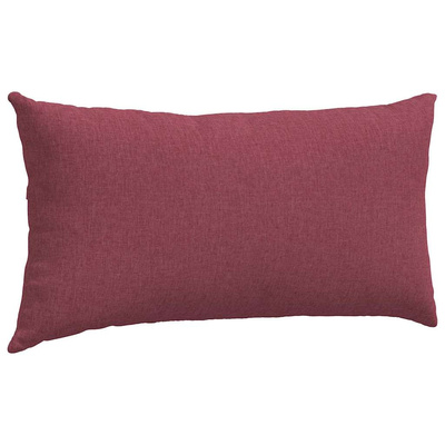 Poduszki na sofę 2 pcs Czerwone wino 80 x 40 cm tkanina