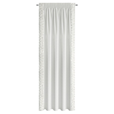 Zasłona Roses kremowa 140x270