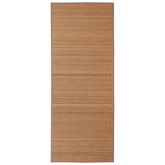 Dywan bambusowy, 120 x 180 cm, prostokątny, brązowy