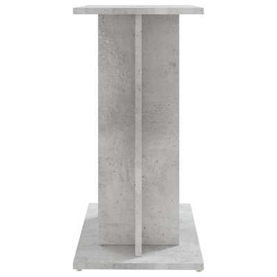Stojak pod akwarium Betonowy Szary 60x30x60 cm Drewno konstrukcyjne
