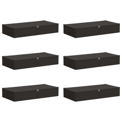 Skrzynia do przechowywania 6 pcs antracytowy 90 x 48 x 15 cm