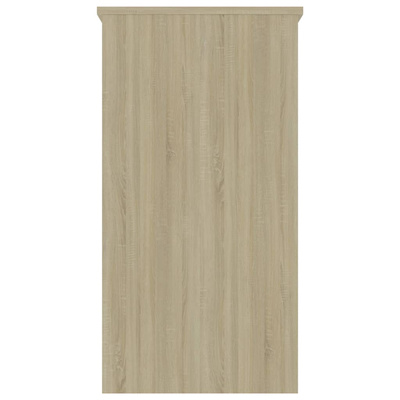 Biurko, kolor dąb sonoma, 80x40x75 cm, materiał drewnopochodny