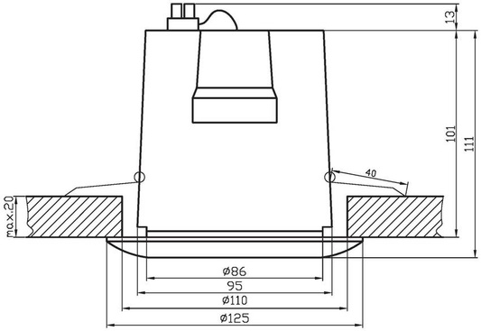 ozs-09 OPRAWA STROPOWA 2270703