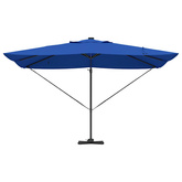 Parasol plażowy 352 x 251 x 265 cm Poliester i aluminium