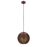Lampa sufitowa wisząca 1X60W E27 brąz 31-43283