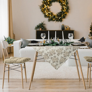 Obrus Noel kremowy 35x180