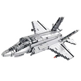 Klocki konstrukcyjne Samolot Myśliwski F-35 Lightning II Szary 1490 el.