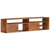 vidaXL Szafka pod TV, 140x30x35 cm, lite drewno akacjowe