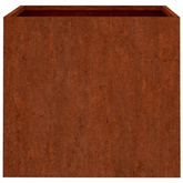 Donice, 2 szt., 49x47x46 cm, stal kortenowska