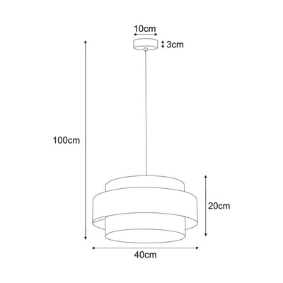 Lampa wisząca K-5281 z serii AMOS