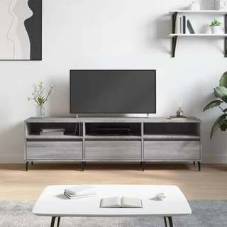 Szafka pod TV, szary dąb sonoma, 150x30x44,5 cm vidaXL