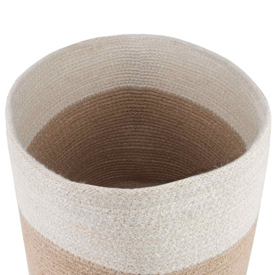 Zestaw doniczek 2 pcs Naturalne i białe ? 28 x 28 cm
