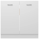 Szafka pod zlewozmywak, "Lyon", biała, 80x46x81,5 cm