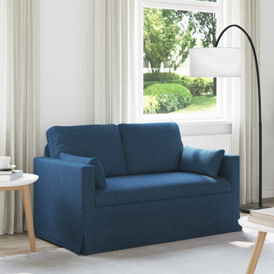 Sofa Niebieski 139 x 78 x 80 cm tkanina