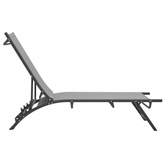 vidaXL Leżaki, 2 szt., textilene i stal