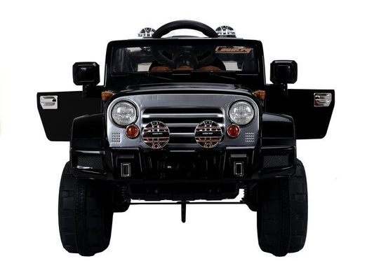 Auto na Akumulator Jeep JJ245 Dla Dzieci Światła LED MP3 Pilot Czarny