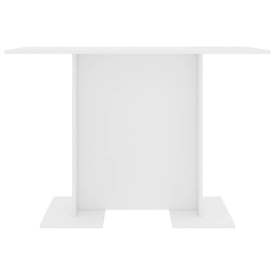 Stół jadalniany, biały, 110x60x75 cm, materiał drewnopochodny