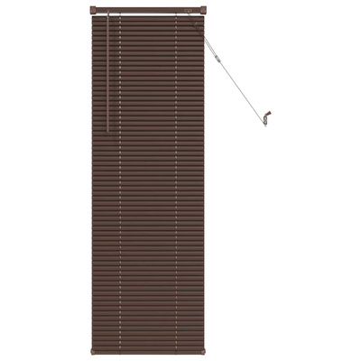 Żaluzja wenecka Ciemnobrązowy ze wzorem 150 x 60 cm 25 mm PVC
