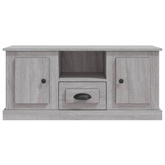 vidaXL Szafka pod TV, szary dąb sonoma, 100x35,5x45 cm